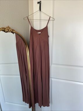 Women’s Maxi Slip Dress in Mauve